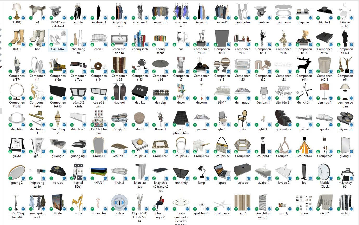 Thư viện model 3d